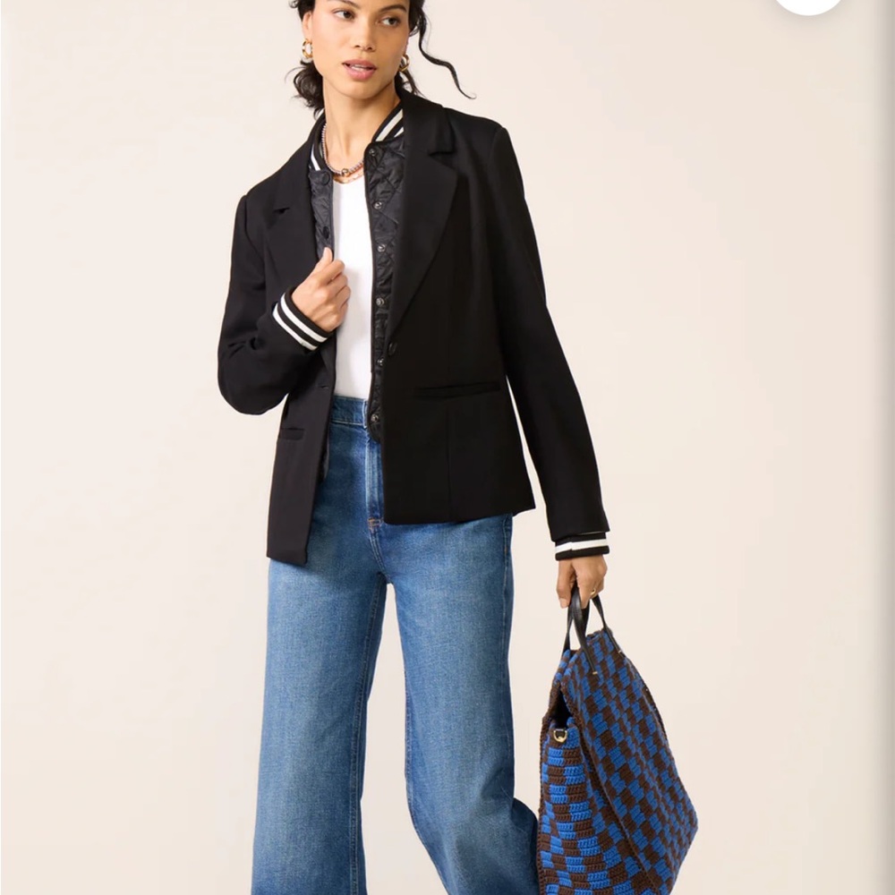 Evereve 2-in-1 Dawson Varsity Blazer Jacket